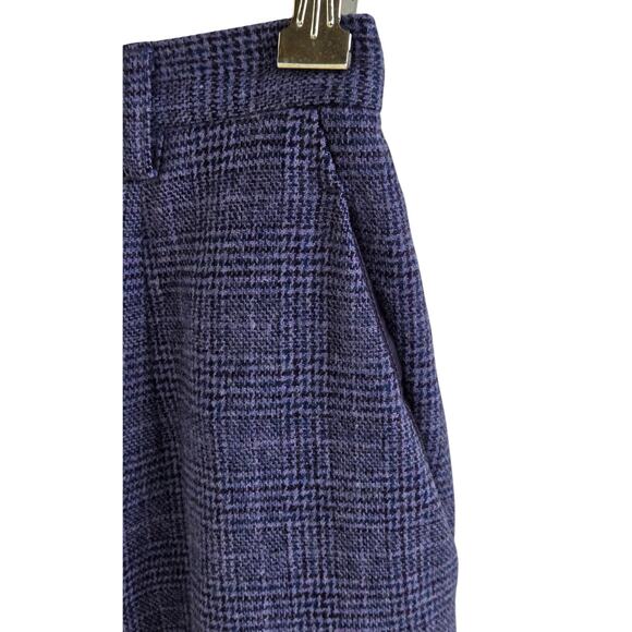 Pendleton VTG 90s Purple Glen Plaid Wool Blazer Jacket  & Pants Suit 10 Petite - Picture 12 of 13